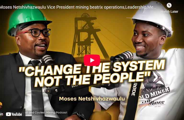 Moses Netshivhazwaulu Vice President mining beatrix operations,Leadership,Mentorship, SustainabilityMoving to the big city can be quite stressful